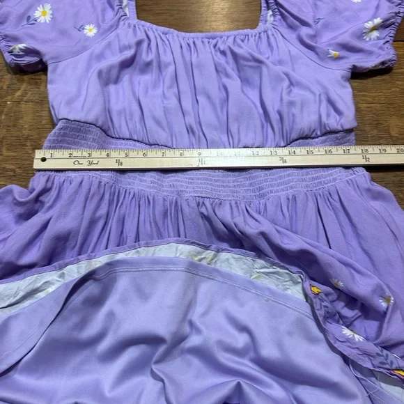 Box lunch sz 2 plus size Disney Daisy Duck Smock Waist dress - Picture 8 of 12